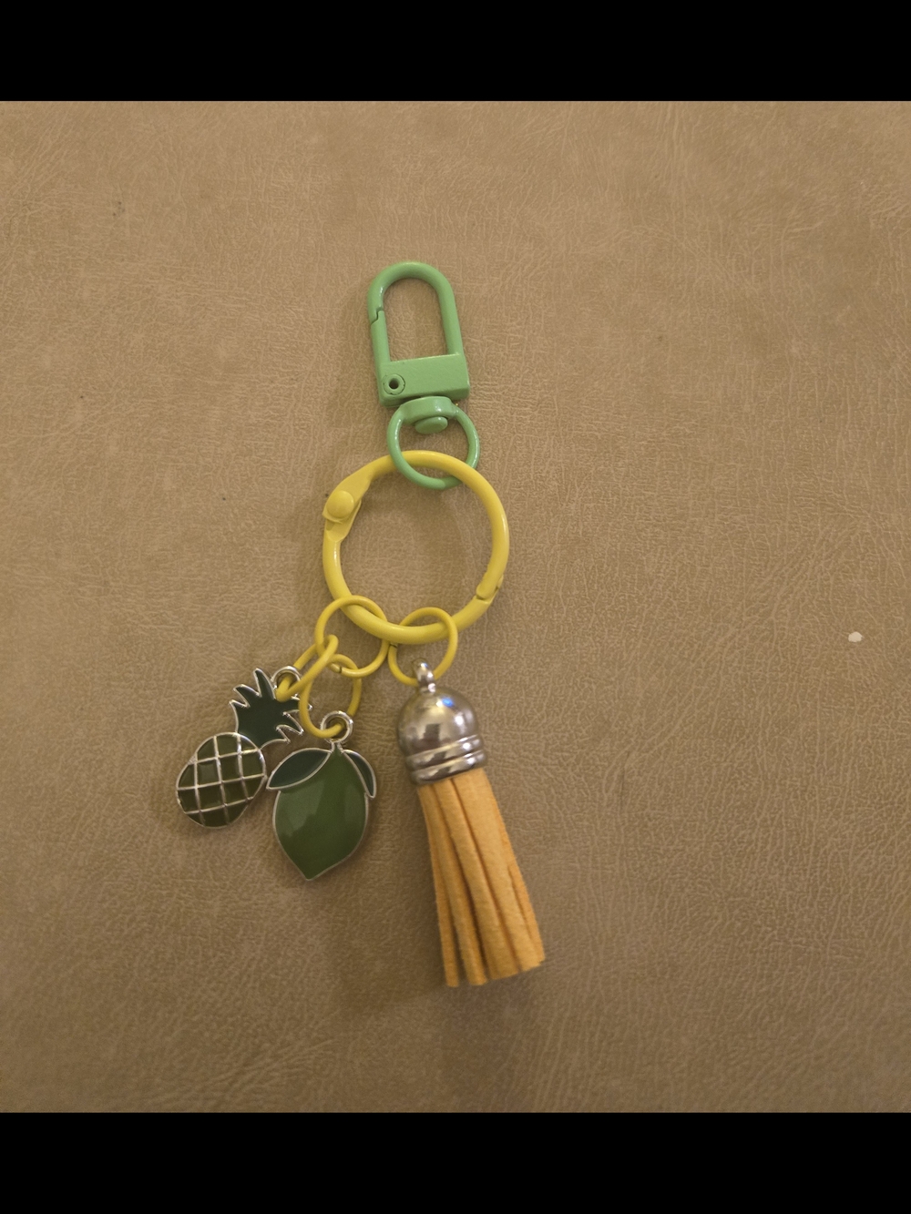 Pineapple And Lime Bag Charm